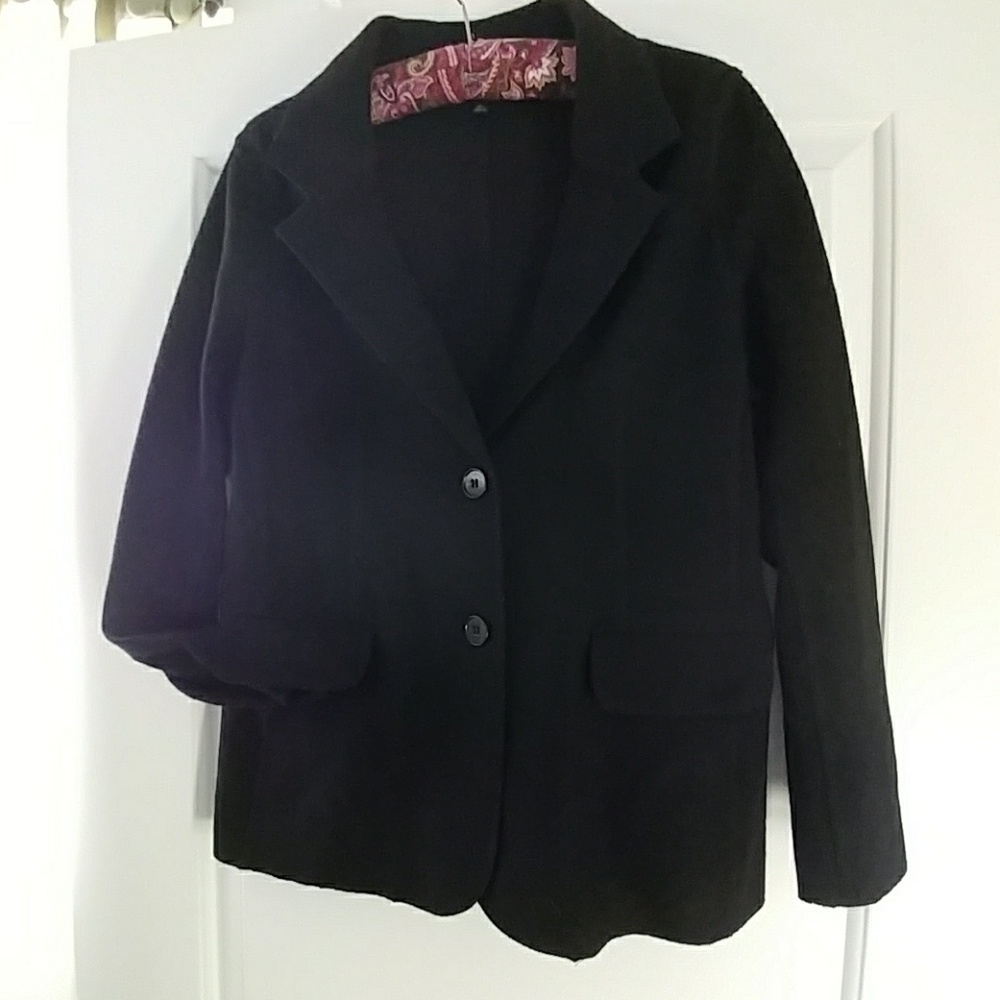 Talbots 80% wool,20%nylon in lines jacket